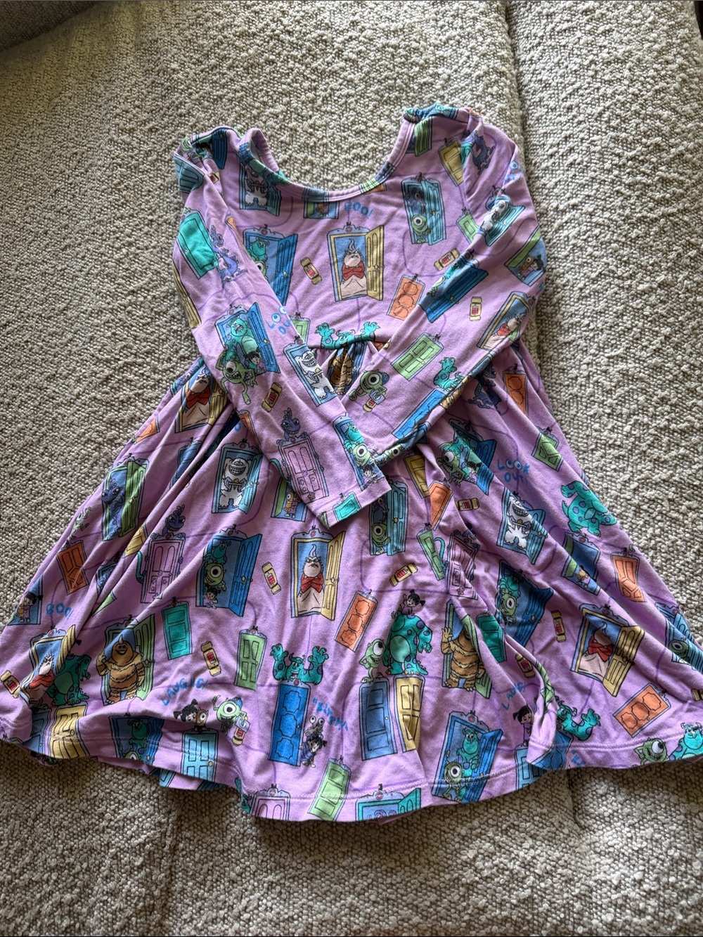 Little Sleepies Long sleeve twill dress